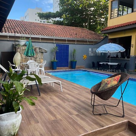 Lindo Sobrado Amarelo -próximo a praia Mongaguá Exterior foto